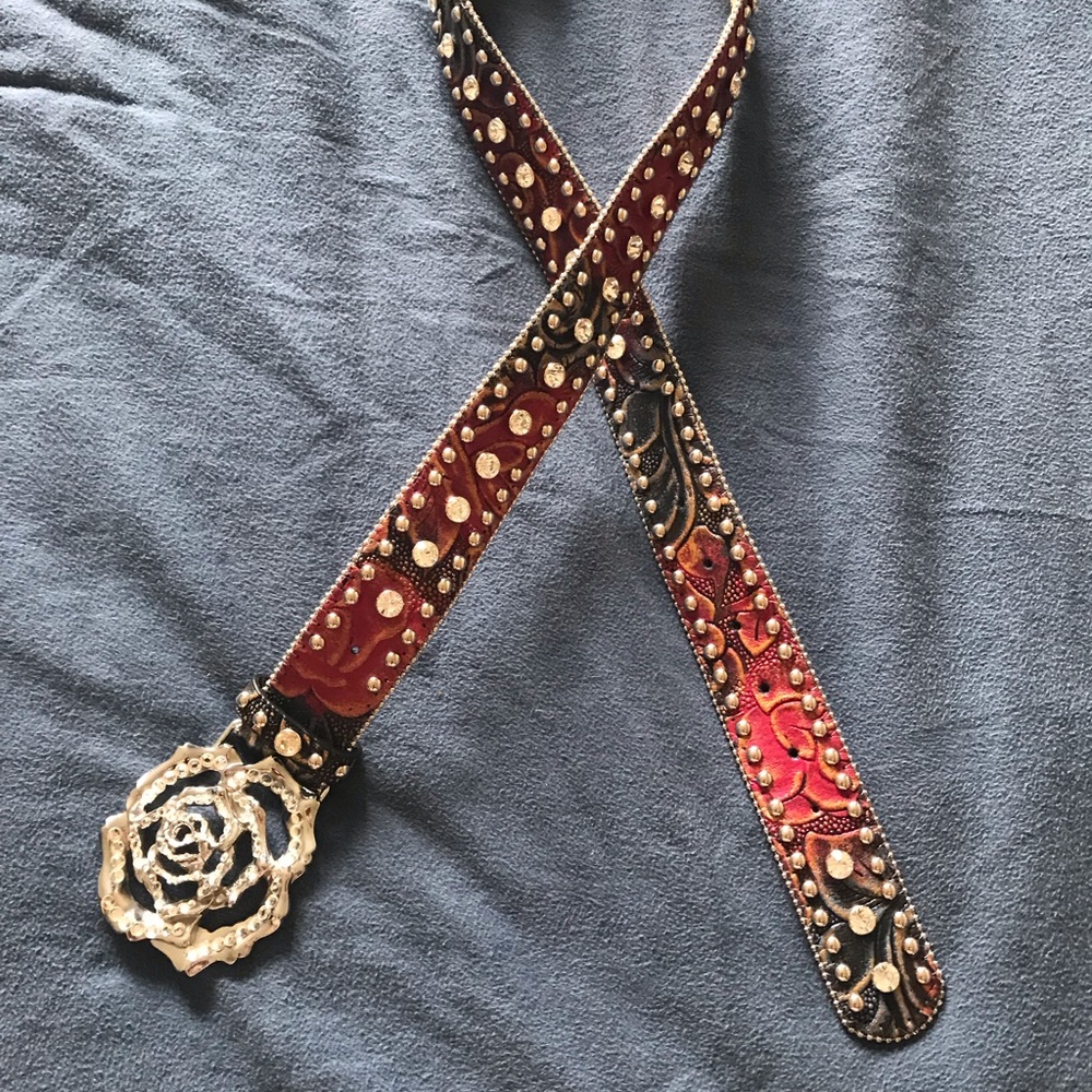 Nocona “Oil Spill” colored Belt